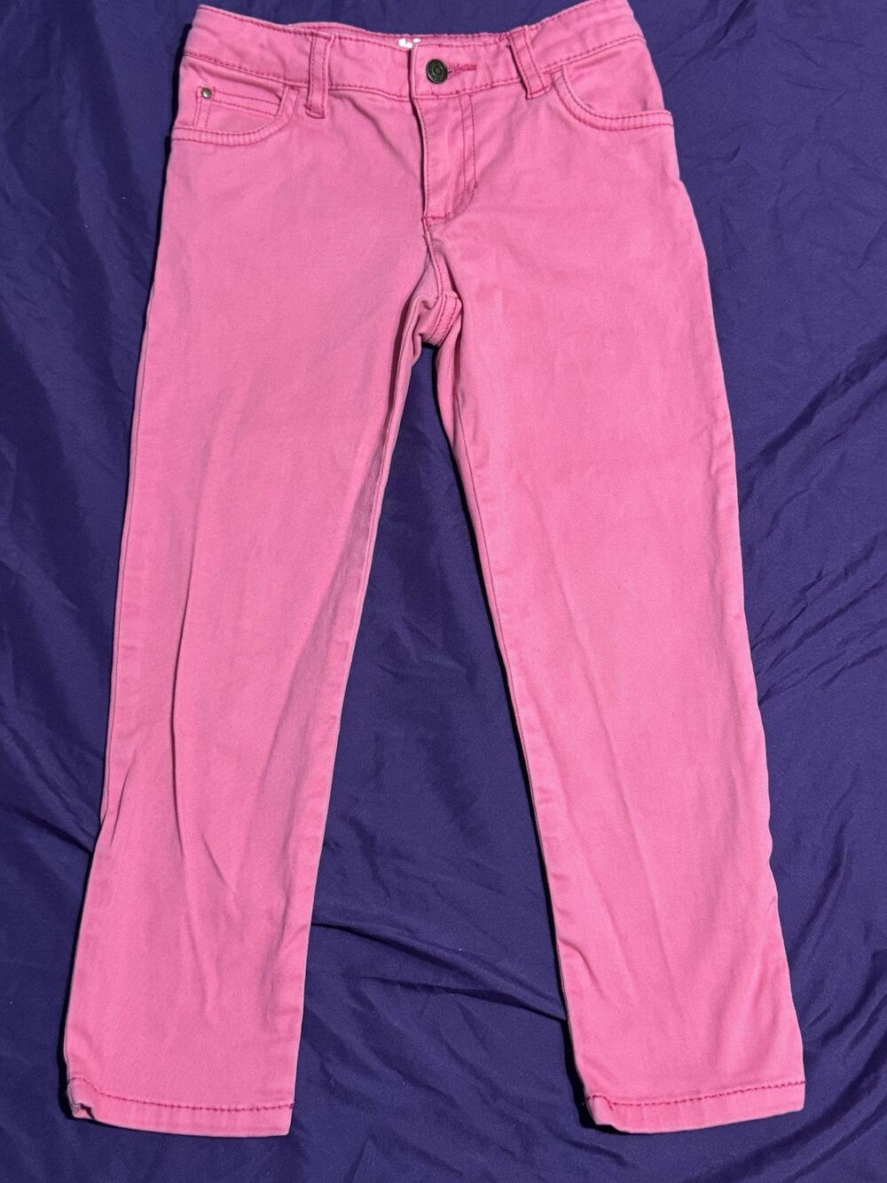 Carters Girls Toddler Size 5 Skinny Jeans Pink
